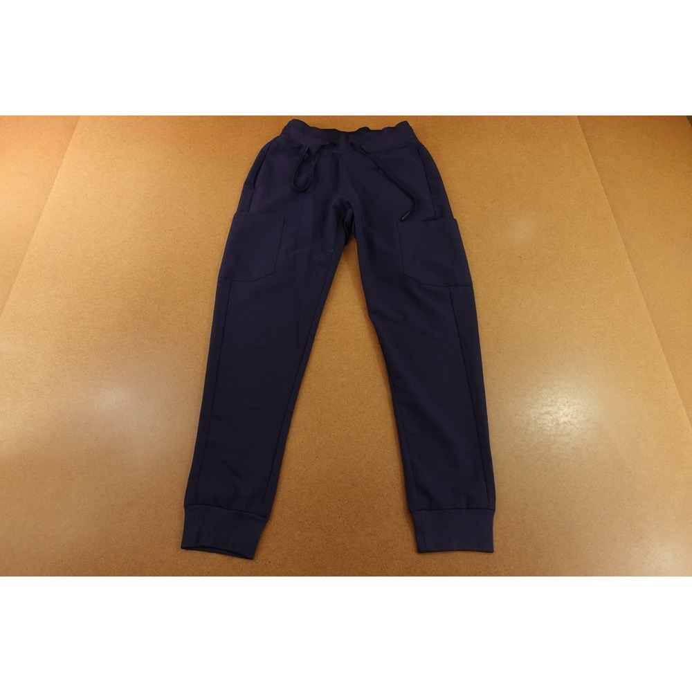 Mandala Womens 2X-Small Navy Blue Woven Equa-Tek Jogger Pants Inseam-27 in NWT